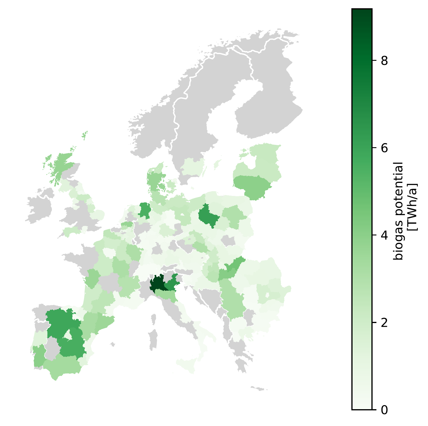 Biogas potentials