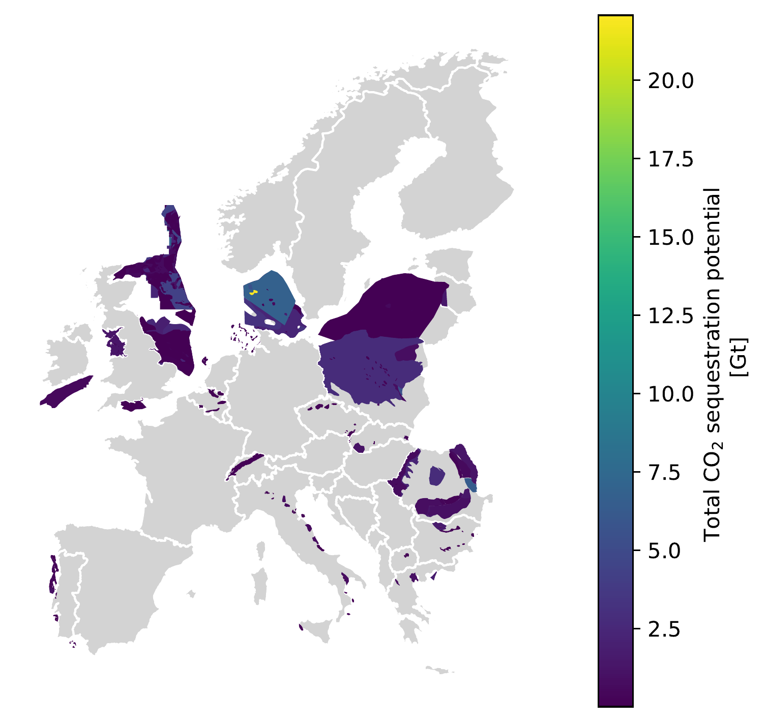 CO₂ geological sequestration potential